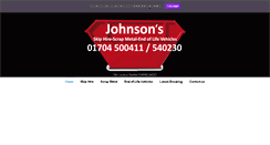 Desktop Screenshot of johnsonsskiphire.com